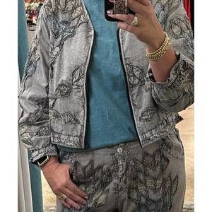 NEW PAPERLACE diamond patchwork short jacket in multi